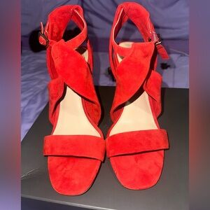 Vince Camuto Suede Red